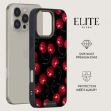 Burga iPhone 16 Plus -suojakuori Elite Dark MagSafe Cherrybomb