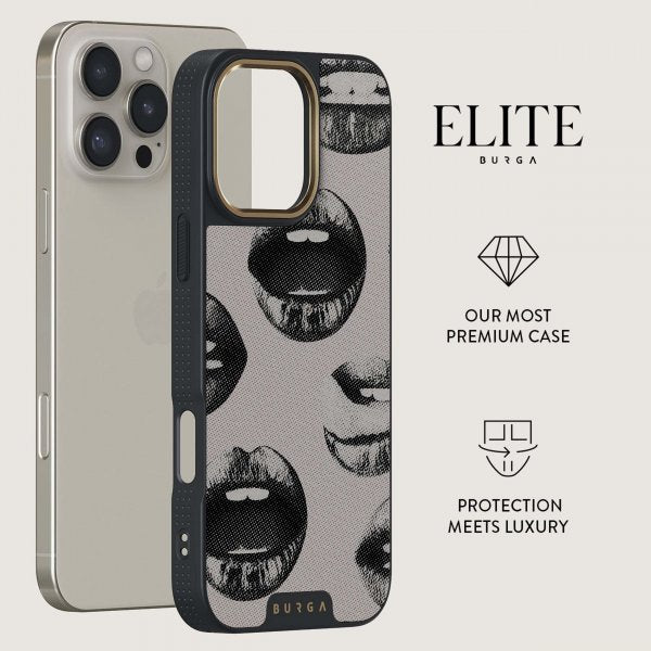 Burga iPhone 15 Plus Suojakuori Elite Dark MagSafe Next Mistake