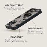 Burga iPhone 16 -suojakuori Elite Dark MagSafe Next Mistake