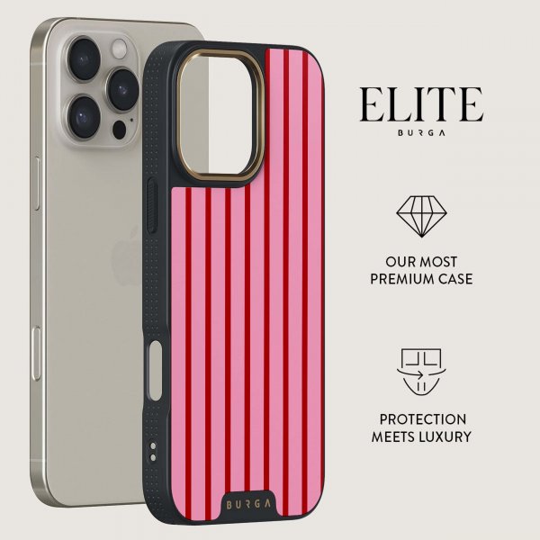 Burga iPhone 15 Pro Max -suojakuori Elite Dark MagSafe Favorite Bikini