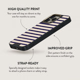Burga iPhone 15 Pro -suojakuori Elite Dark MagSafe Old Money