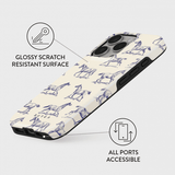 Burga iPhone 15 Plus Suojakuori Tough MagSafe Derby Race