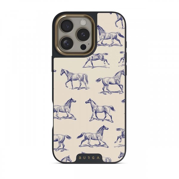 Burga iPhone 15 Elite Dark MagSafe Derby Race -kuori