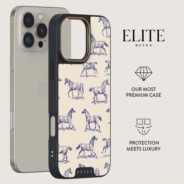 Burga iPhone 16 Pro Max Elite Dark MagSafe Derby Race -kuori