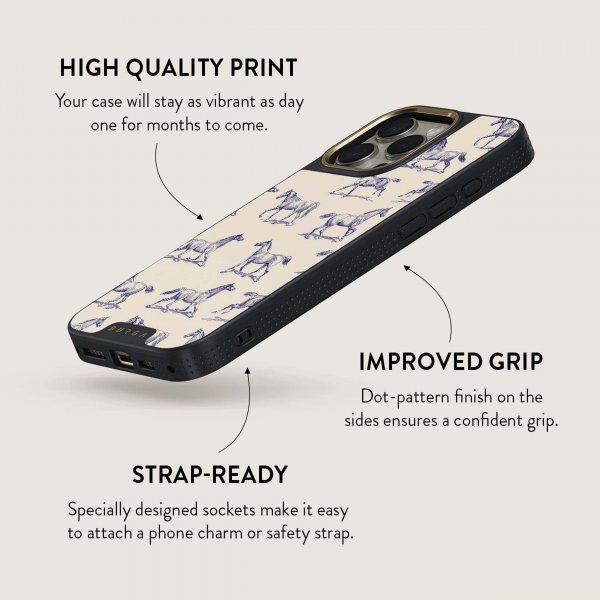 Burga iPhone 15 Pro Max Kuori Elite Dark MagSafe Derby Race