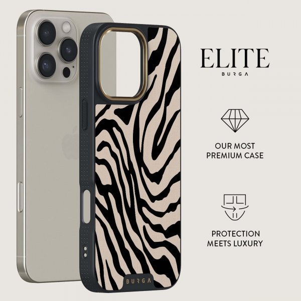 Burga iPhone 15 Pro Max Elite Dark MagSafe Imperial -kuori