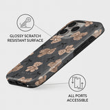Burga iPhone 15 -kuoret Tough BFF