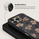 Burga iPhone 15 Pro -suojakuori Elite Dark MagSafe BFF