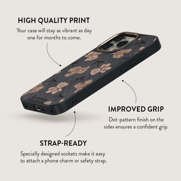 Burga iPhone 16 Pro Kuori Elite Dark MagSafe BFF