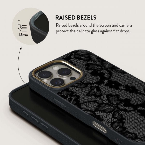 Burga iPhone 14 Elite Dark MagSafe Magneettikuori