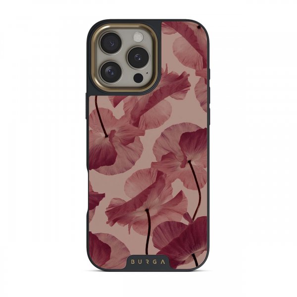 Burga iPhone 16 Pro Kuori Elite Dark MagSafe Tender Kiss
