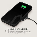 Burga iPhone 15 -kuori Elite Dark MagSafe Night Black Camo