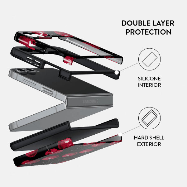 Burga Samsung Galaxy Z Flip 6 Kuori Tough Cherrybomb