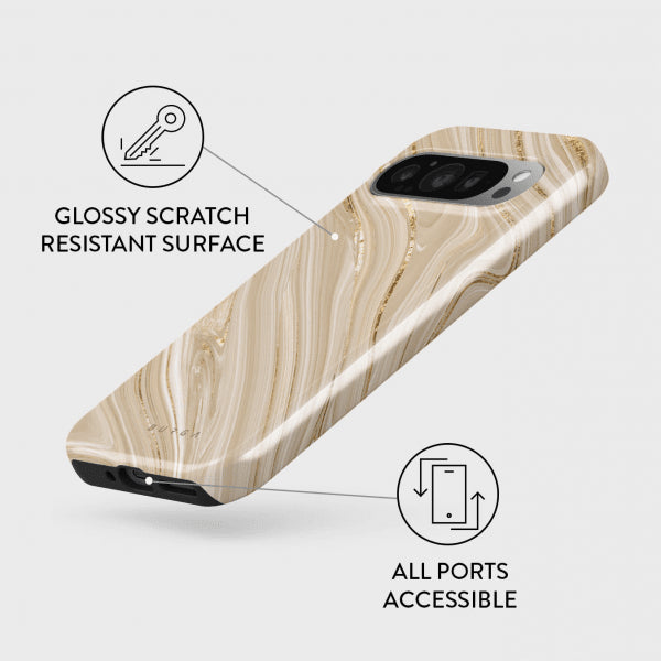 Burga Google Pixel 9/Pixel 9 Pro Suojakuori Tough Full Glam