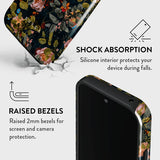 Burga Google Pixel 9/Pixel 9 Pro Kuoret Tough Bloomy Garden
