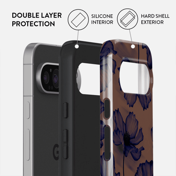 Burga Google Pixel 9/Pixel 9 Pro Suojakuori Tough Velvet Night