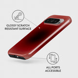 Burga Google Pixel 9/Pixel 9 Pro Suojakuori Tough No Talking