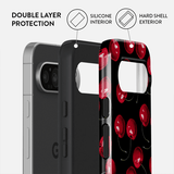 Burga Google Pixel 9/Pixel 9 Pro kuori Tough Cherrybomb