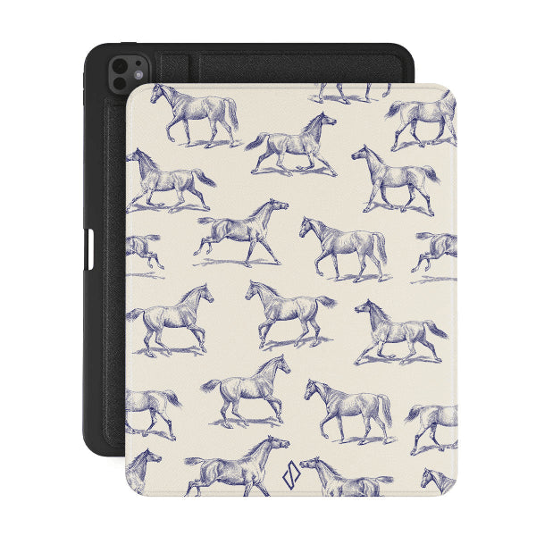 Burga iPad Pro 11 (M4/M5) Folio Derby Race -suojakotelo