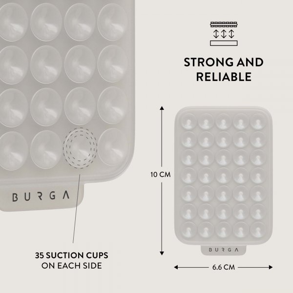 Burga StickPad Sticky Grip Valkoinen