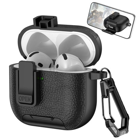 AirPods 4/5 Kuori Telinetoiminto Musta