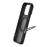 iPhone 17 Pro -suojakuori, jossa pyörivä MagSafe-jalusta, musta