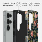 Burga Samsung Galaxy S25 Kuori Tough Bloomy Garden