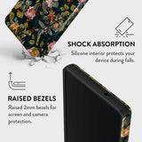 Burga Samsung Galaxy S25 Kuori Tough Bloomy Garden