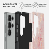 Burga Samsung Galaxy S25 Ultra Kuori Tough Golden Coral
