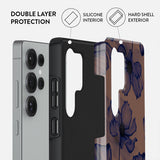 Burga Samsung Galaxy S25 Suojakuori Tough Velvet Night