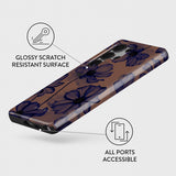 Burga Samsung Galaxy S25 Suojakuori Tough Velvet Night