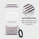 Burga AirPods 4 -kuori, Old Money -design