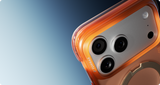Torras iPhone 17 Pro Kuori Ostand Q3 Air Energy Oranssi