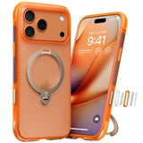 Torras iPhone 17 Pro Max Kuori Ostand Q3 Air Energy Oranssi
