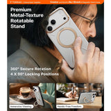 Torras iPhone 17 Pro Kuori Ostand Q3 Vegskin Pearl Gray