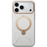 Torras iPhone 17 Pro Kuori Ostand Q3 Vegskin Pearl Gray