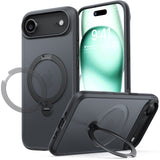 Torras iPhone Air Kuori Ostand Q3 Spin Obsidian Black