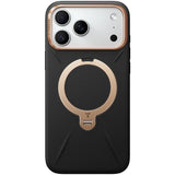 Torras iPhone 17 Pro Max Kuori Ostand Q3 Vegskin Obsidian Black
