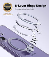 Torras Samsung Galaxy S26 Ultra Kuori Ostand Q3 Spin Kirkas