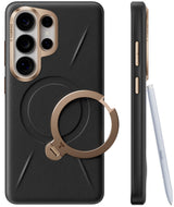 Torras Samsung Galaxy S26 Ultra Kuori Ostand Q3 Vegskin Obsidian Black