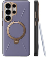 Torras Samsung Galaxy S26 Ultra Kuori Ostand Q3 Vegskin Dark Purple