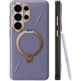 Torras Samsung Galaxy S26 Ultra Kuori Ostand Q3 Vegskin Dark Purple