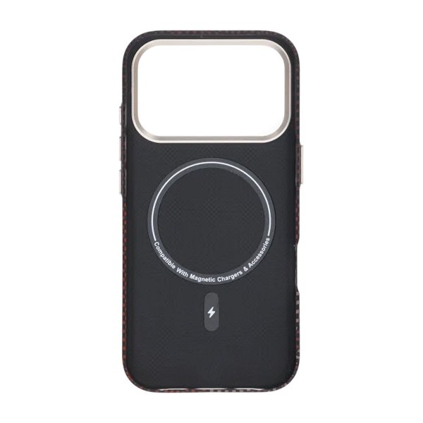 iPhone 17 Pro -kuori aramidi/MagSafe -punainen