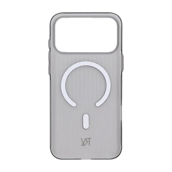Rvelon iPhone 17 Pro Max Kuori Korrugoitu MagSafe Musta