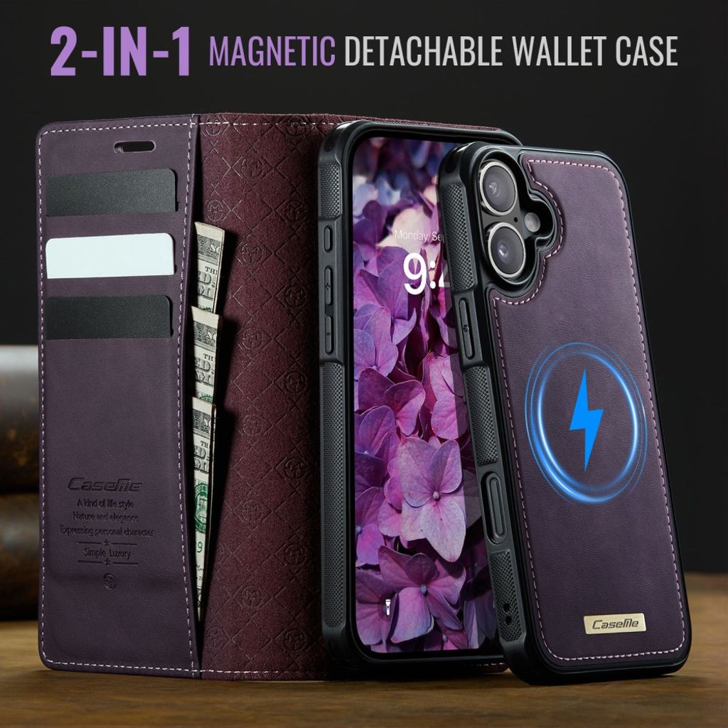 CaseMe iPhone 17 Kotelo C49 Series Violetti