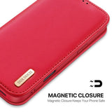 Dux Ducis iPhone 17 Pro Max/iPhone 18 Pro Max Kotelo Hivo Series Punainen