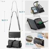 CaseMe iPhone 16e/iPhone 17e Kotelo C36 Series Musta