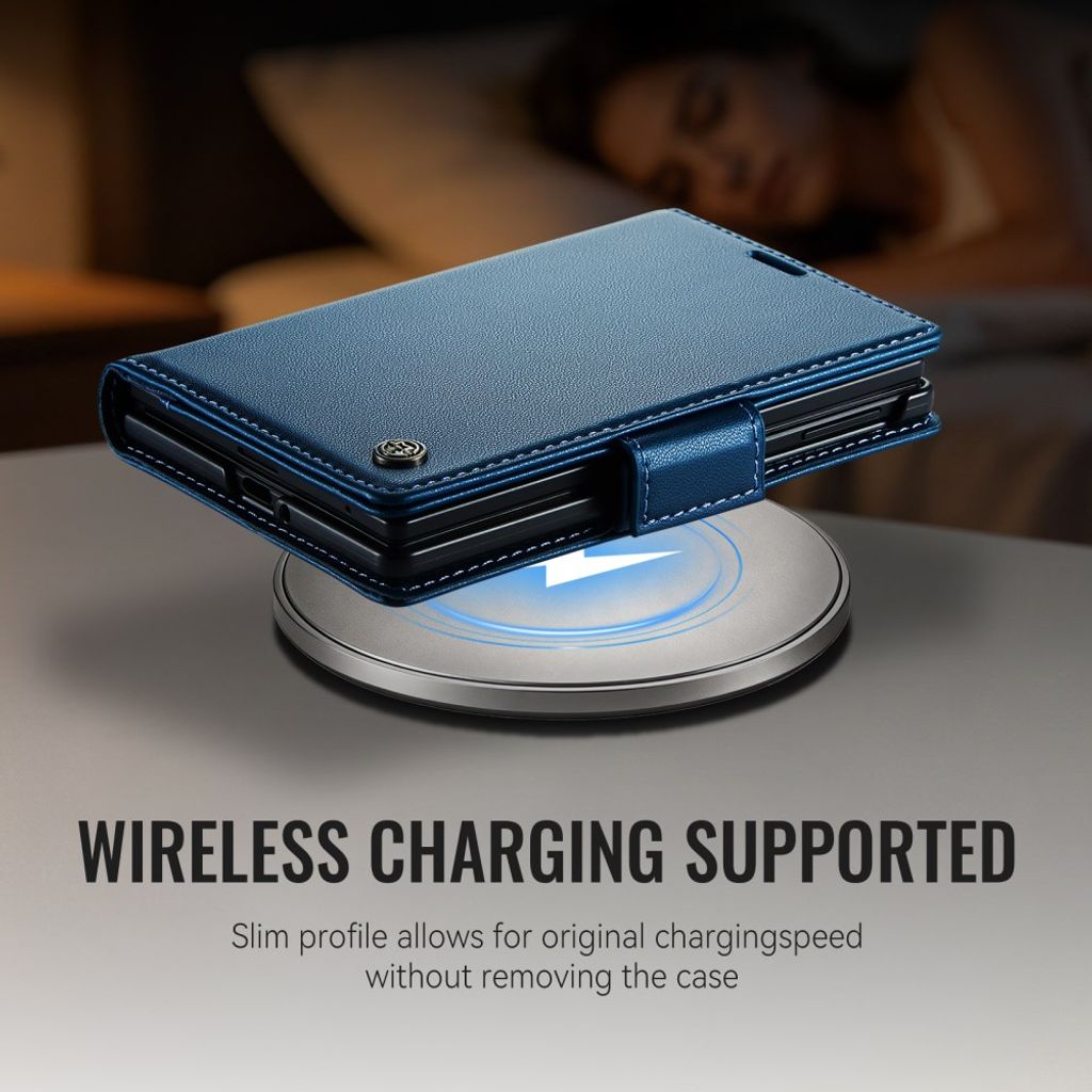 CaseMe Samsung Galaxy Z Fold 8 Kotelo 023 Series Sininen