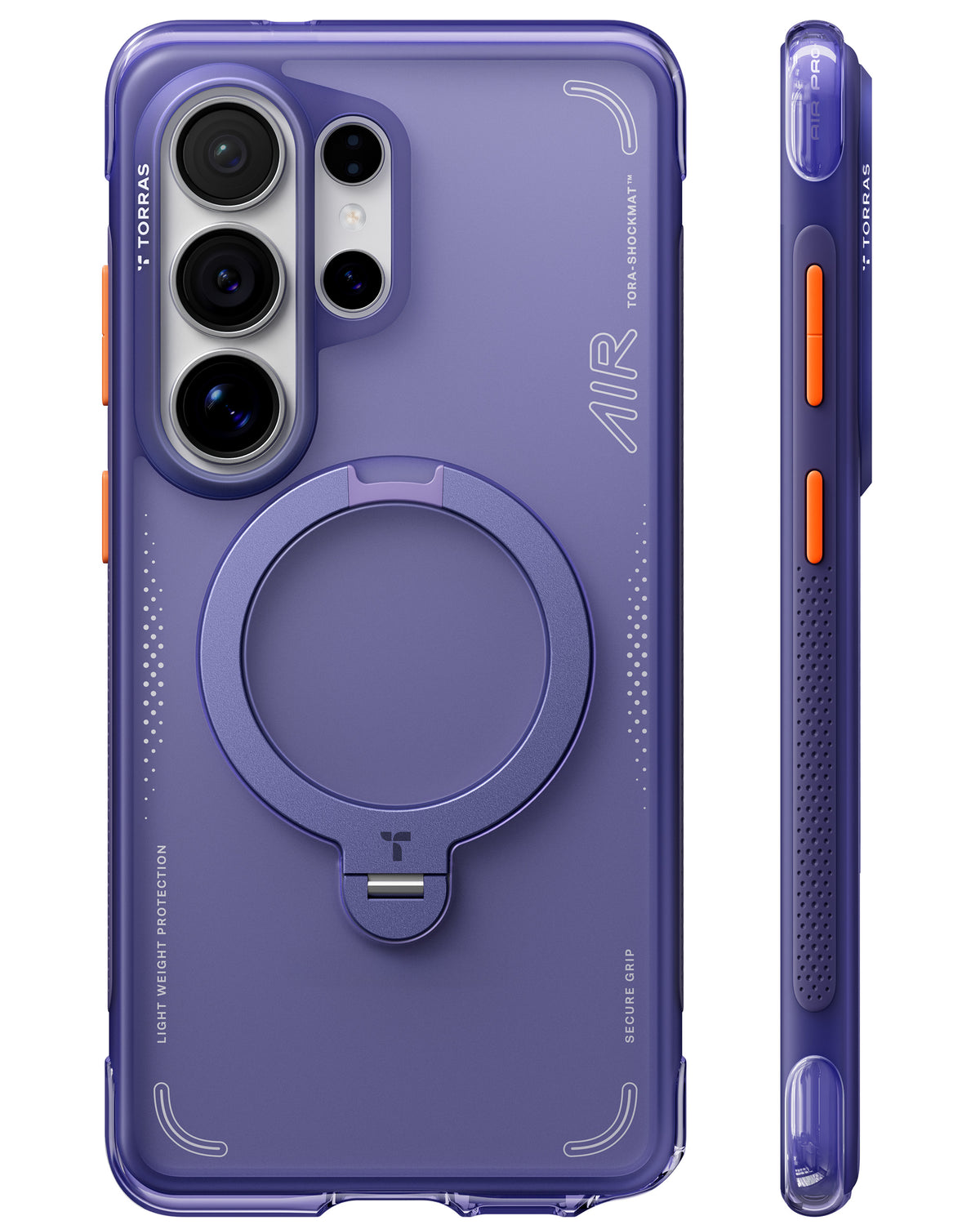 Torras Samsung Galaxy S26 Ultra Kuori Ostand Q3 Air Violet Surge