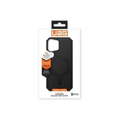 Urban Armor Gear (UAG) Samsung Galaxy S25 Ultra Kuori Essential Armor MagSafe Musta